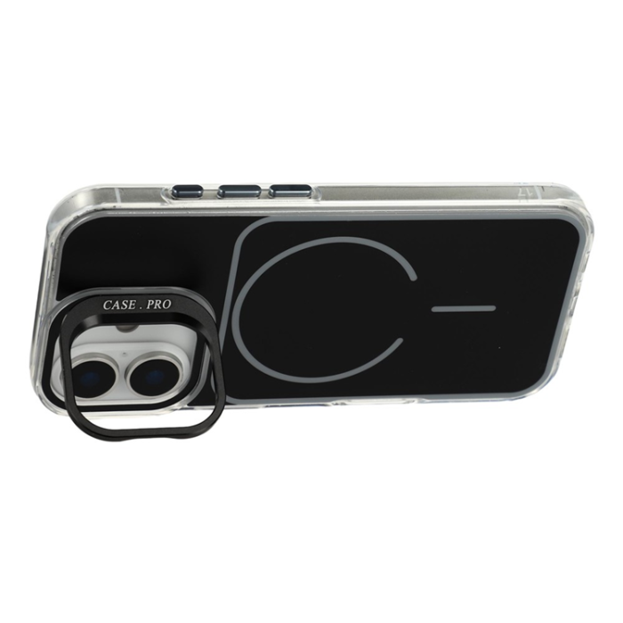 A-One Brand - Mobilskal till iPhone 17 MagSafe med Matchande Handrem Lens Kickstand