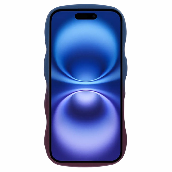 A-One Brand - iPhone 17 Mobiskal Gradient Color TPU - Safir + Mörklila
