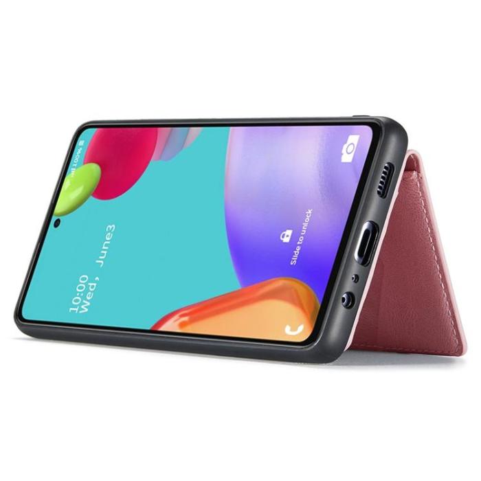 OEM - JEEHOOD Samsung Galaxy A52 4G/5G Mobilskal KonstLäder - Rosa