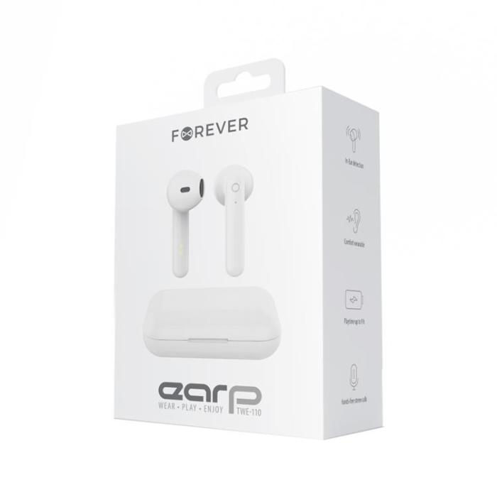 Forever - Forever TWS Bluetooth In-Ear Hörlurar TWE-110 - Vit