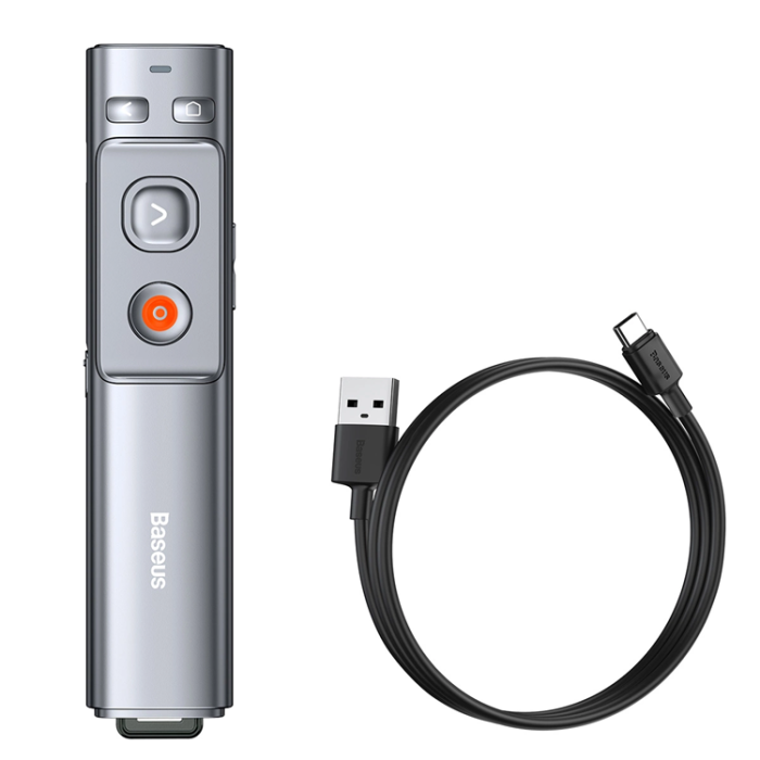 BASEUS - Baseus laser pointer fjärrkontroll PC (utan batteri) - Grå