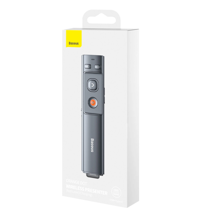 BASEUS - Baseus laser pointer fjärrkontroll PC (utan batteri) - Grå