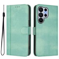 OEM - Samsung Galaxy S26 Ultra Pl&aring;nboksfodral St&auml;ll Retro Textur Konstl&auml;der - Mintgr&ouml;n