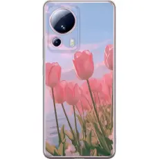 Gustaf - Mobilskal till Xiaomi 13 Lite med Rosa Tulpaner