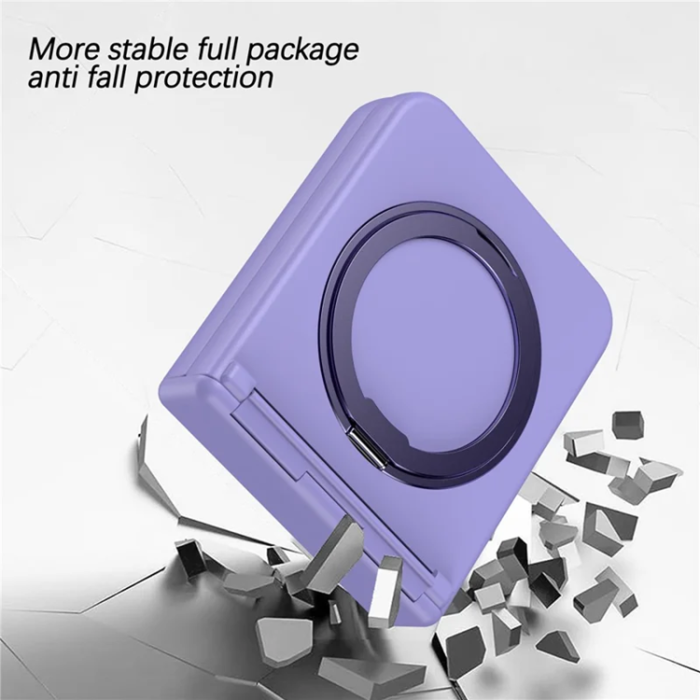 A-One Brand - Galaxy Z Flip 7 Mobilskal Magsafe Spring Hinge - Lila