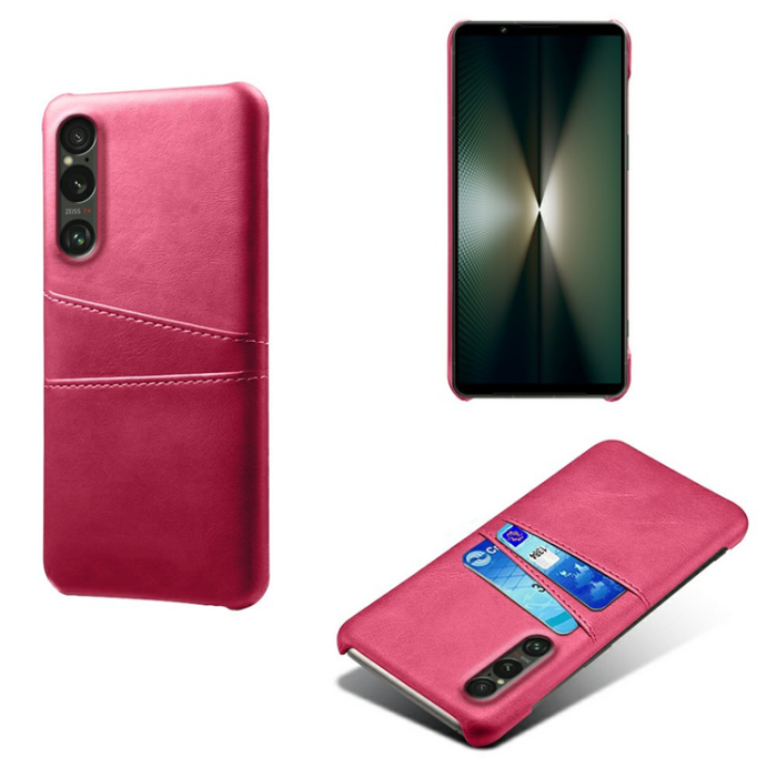 A-One Brand - Sony Xperia 1 VII Mobilskal med Dual Kortfack - Rosa
