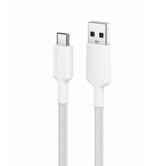 ALOGIC - ALOGIC Elements PRO USB-A till USB-C laddningskabel 3A - 1m - Vit