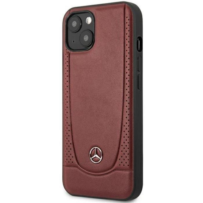 Mercedes - Mercedes iPhone 15 Mobilskal Läder Urban - Röd