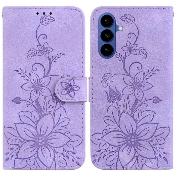 OEM - Mobilfodral för Samsung Galaxy S26 Ställfunktion Konstläder - Lila