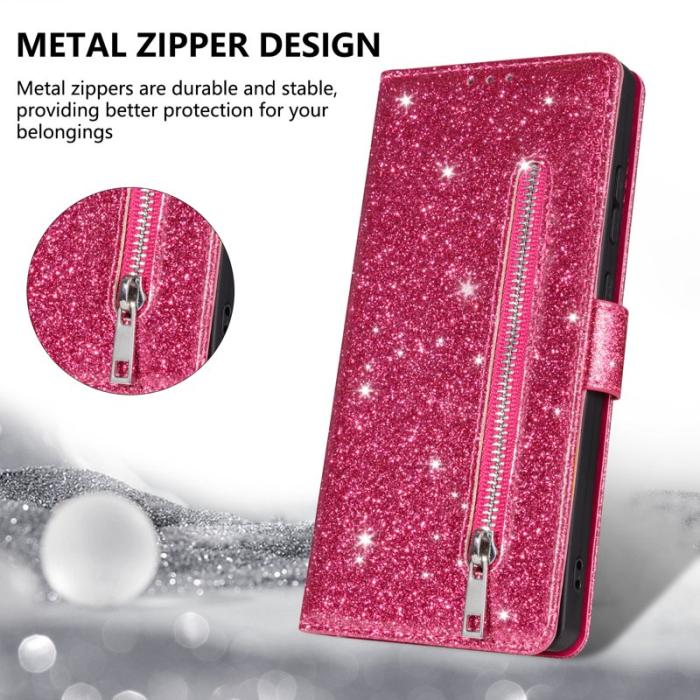 OEM - Mobilfodral för Samsung Galaxy S26 Ställfunktion Konstläder - Rosa