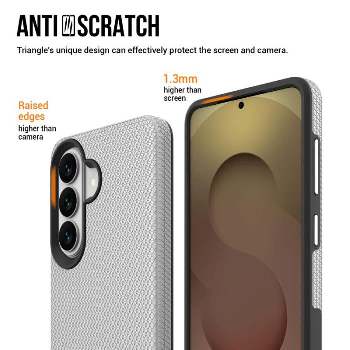 OEM - Mobilskal för Samsung Galaxy S26 Plus TPU + PC Anti-Drop - Silver