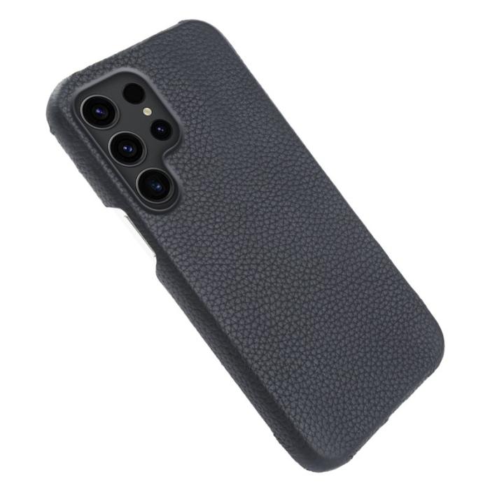 OEM - Mobilskal för Samsung Galaxy S26 Ultra Magnetiskt Äkta läder + PC - Svart