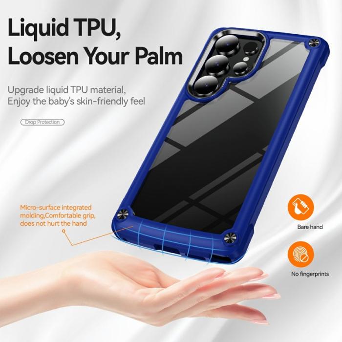 OEM - Mobilskal för Samsung Galaxy S26 Ultra Stötabsorberande PC + TPU - Blå