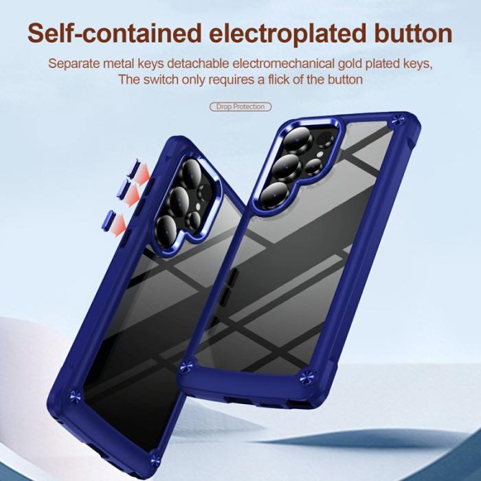 OEM - Mobilskal för Samsung Galaxy S26 Ultra Stötabsorberande PC + TPU - Blå