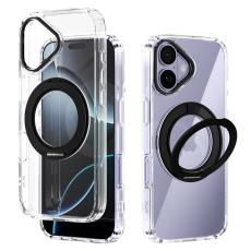 ABEEL - ABEEL Q-LUCK Mobilskal till iPhone 17 Shockproof med Kickstand - Svart