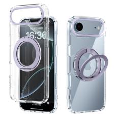 ABEEL - ABEEL Q-LUCK Mobilskal till iPhone Air Shockproof med Rotating Kickstand Lila