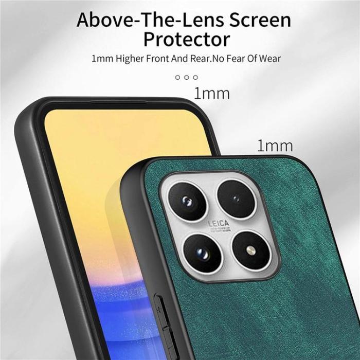 A-One Brand - Mobilskal för Xiaomi 17 Retro Läder Shockproof Slim