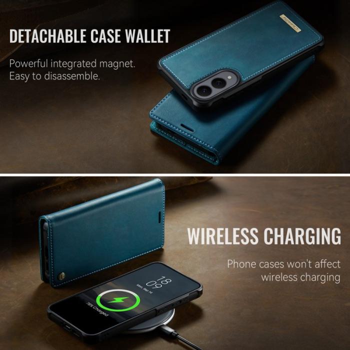 Caseme - CASEME C49 Mobilskal till Samsung Galaxy S25 Edge MagSafe RFID Grön