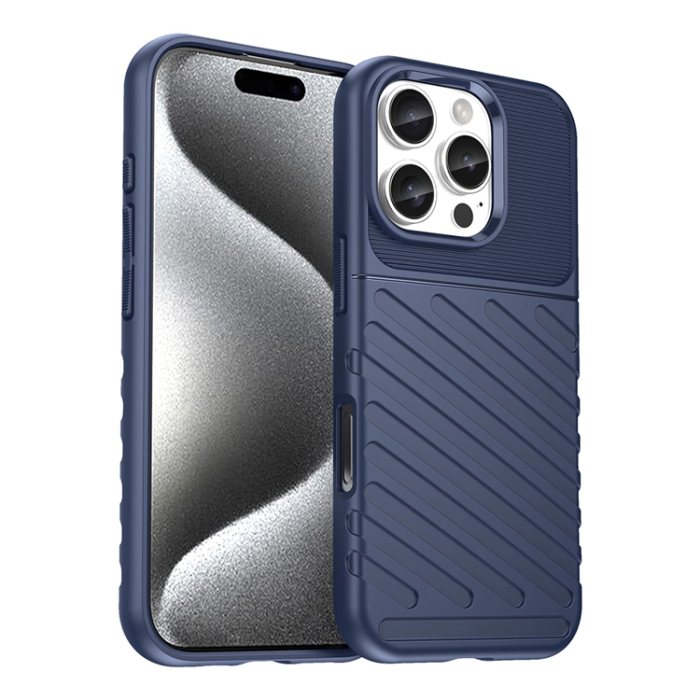 OEM - iPhone 16 Pro Max Mobilskal Silikon Thunder - Blå