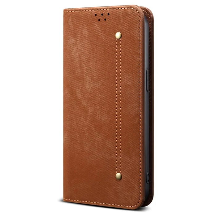 A-One Brand - Nothing CMF Phone 2 Pro Plånboksfodral Jeans Cloth Texture - Coffee