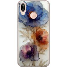 Gustaf - Mobilskal till Huawei P20 lite med Silkesblommor