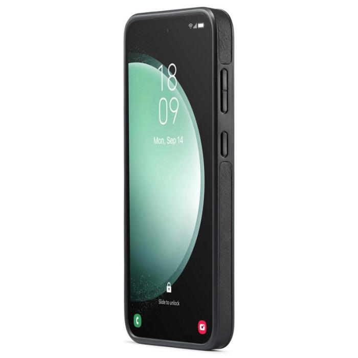 DG.MING - DG.MING Mobilskal till Samsung Galaxy S24 FE Anti-Drop Läder Svart