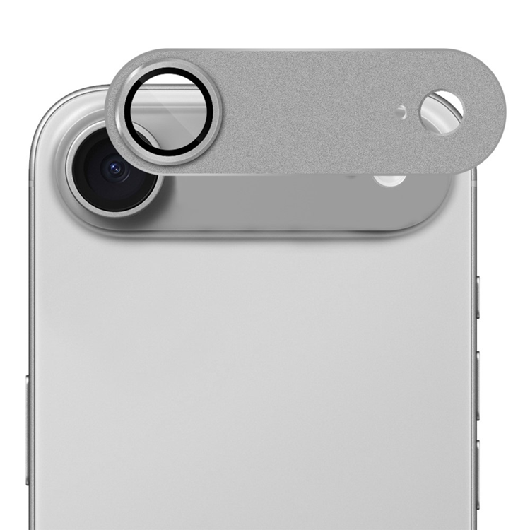 Hat Prince iPhone Air Härdat Glas Kameralinsskydd AR Metal - Grå | 5468 | AlltMobil