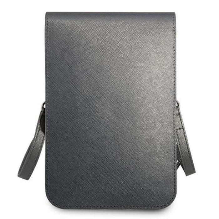 Guess - Guess Halsbandsfodral Saffiano Triangle - Grå