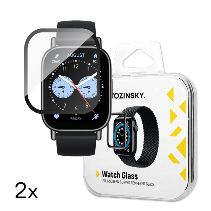 Wozinsky - [2-Pack] Wozinsky Redmi Watch 5 Lite Härdat glas Skärmskydd Full Glue