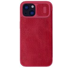 Nillkin - NILLKIN Qin Pro Series iPhone 15 Plus Fodral KonstL&auml;der R&ouml;d