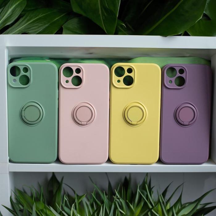 OEM - iPhone 11 Mobilskal Finger Grip - Gul