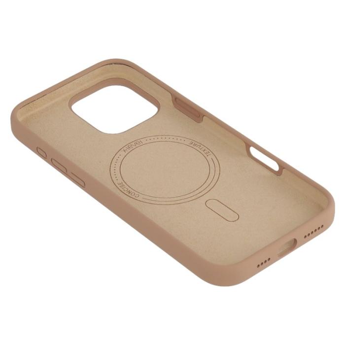 X-Level - X-LEVEL Mobilskal till iPhone 16 Pro Max MagSafe Liquid Silicone Guld