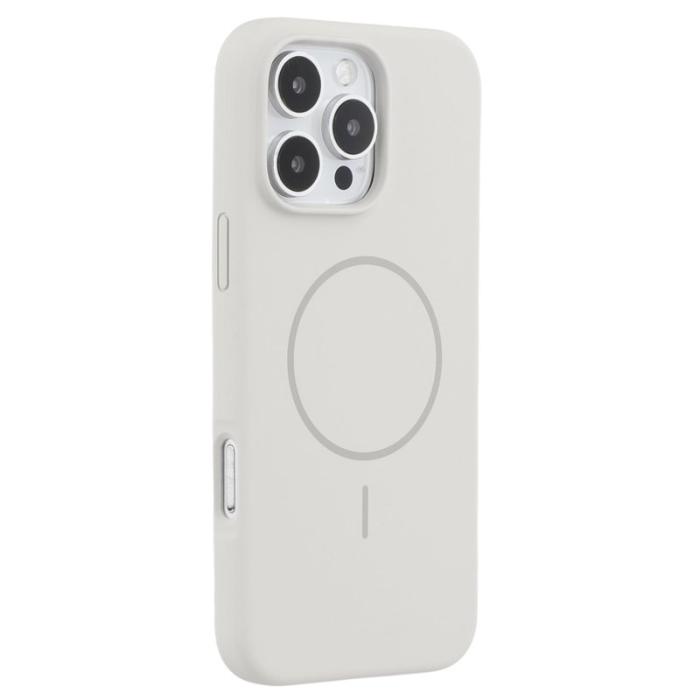 X-Level - X-LEVEL Mobilskal till iPhone 16 Pro Max MagSafe Liquid Silicone Grå