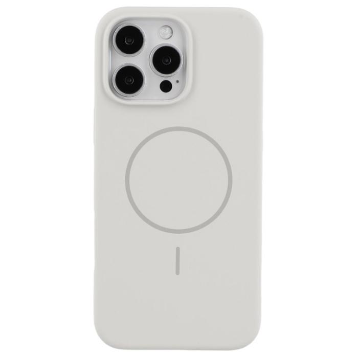 X-Level - X-LEVEL Mobilskal till iPhone 16 Pro Max MagSafe Liquid Silicone Grå