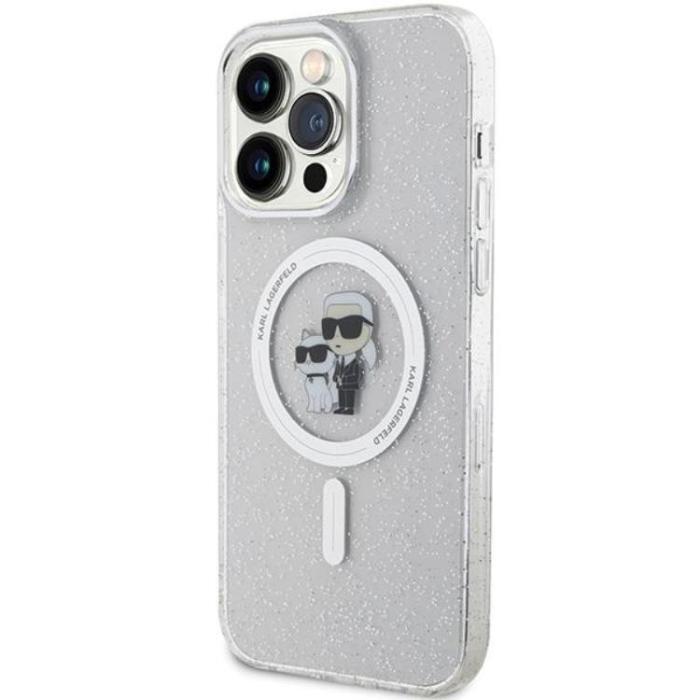 KARL LAGERFELD - KARL LAGERFELD iPhone 15 Pro Max Mobilskal Magsafe Glitter