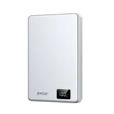 BWOO - BWOO MagSafe Powerbank 10000mAh 20W med Display P76 - Silver