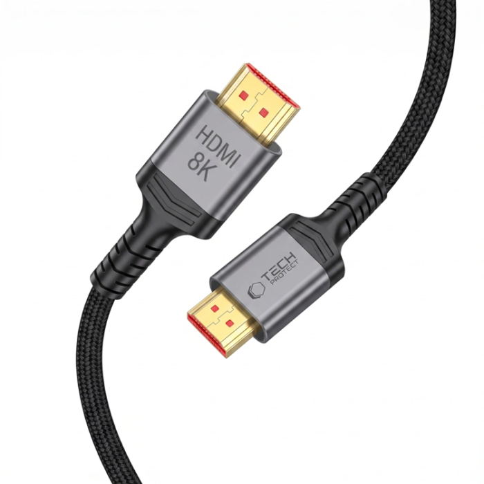 Tech-Protect - Tech-Protect Kabel HDMI 2.1 Ultraboost 2m - Svart