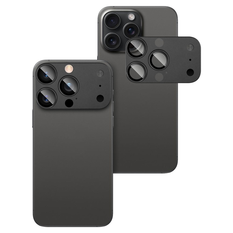 Imak iPhone 16 Pro Max Härdat Kameralinsskydd - Svart (Svart) | 5468 | AlltMobil