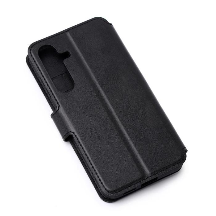 OEM - Motorola Moto G04/G24 Plånboksfodral Smart Light - Svart