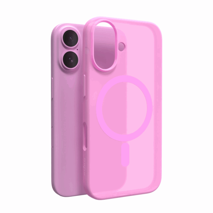 Puro - Puro iPhone 16 Mobilskal Magsafe Daylight Silikon - Rosa