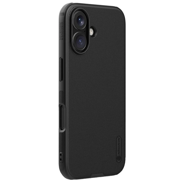 Nillkin - Nillkin iPhone 16 Mobilskal MagSafe Frosted Shield Pro - Svart