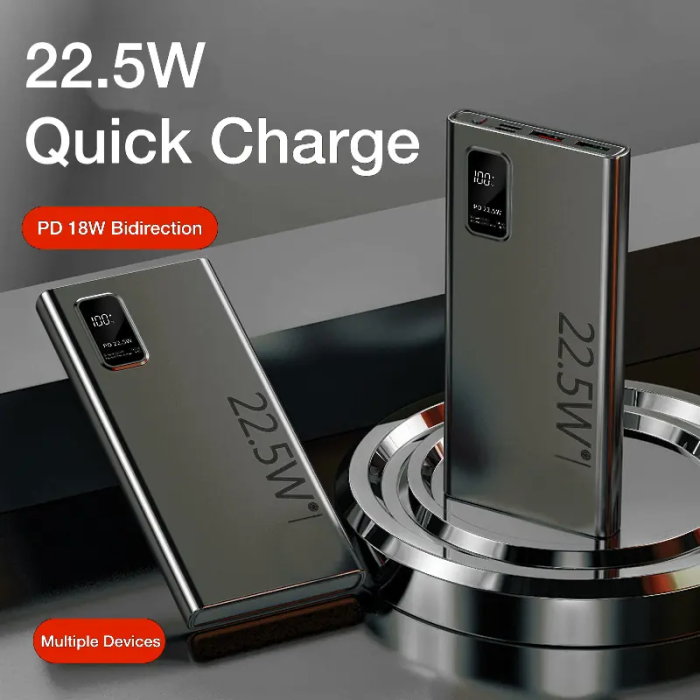 SiGN - SiGN Super Powerbank 10000 mAh, 22.5W - Svart