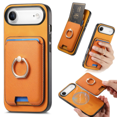 A-One Brand - iPhone 17 Air Mobilskal MagSafe Korthållare Kickstand - Orange