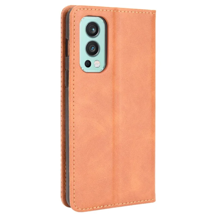 A-One Brand - OnePlus Nord 2 5G Plånboksfodral Retro Style Flip Stativ