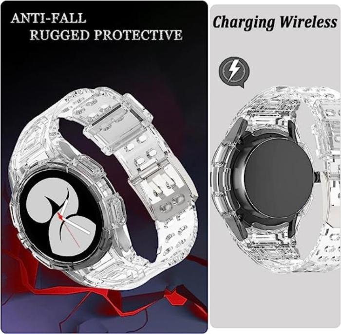 OEM - Galaxy Watch 4/5 (46mm) Replacement Case Band - Clear