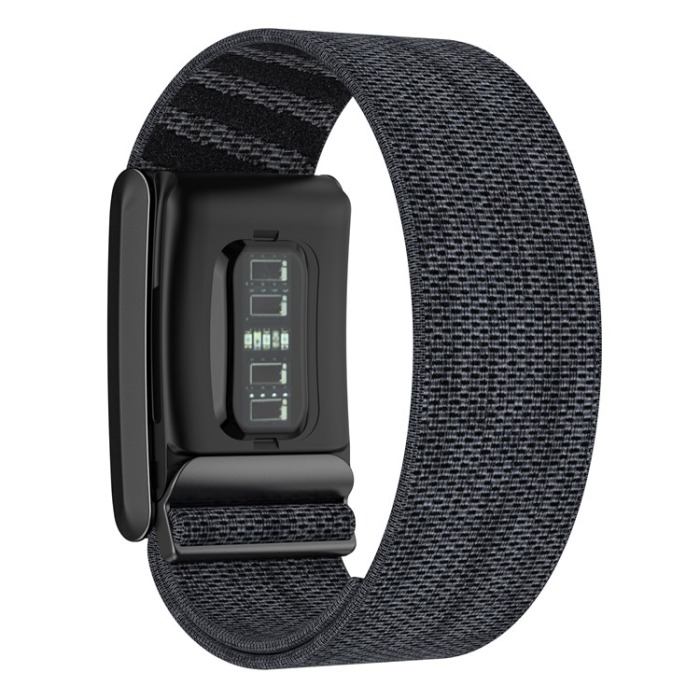 KALEBOL - Kalebol Whoop 4.0 Armband Twill Elastic Nylon - Grå/Svart