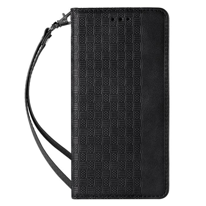 OEM - Galaxy S22 Plånboksfodral Magnet Strap - Svart