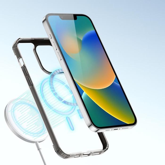 Dux Ducis - Dux Ducis iPhone 14 Skal MagSafe Clin2 Magnetic - Grå