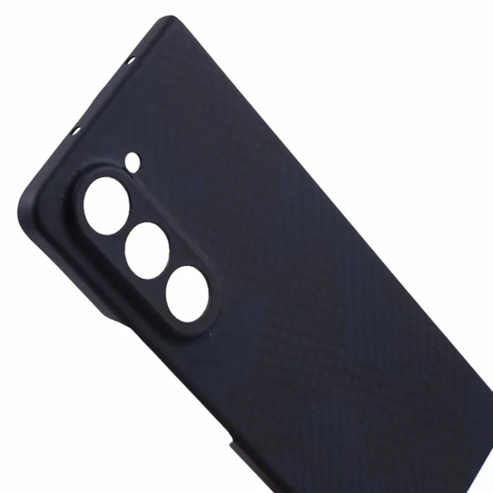 A-One Brand - Galaxy Z Fold 5 5G Mobilskal Aramid Fiber 1500D - Camouflage Blå