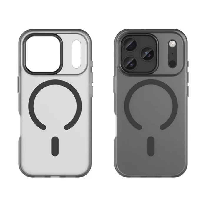 A-One Brand - iPhone 17 Pro Mobilskal MagSafe Matte Translucent - Svart